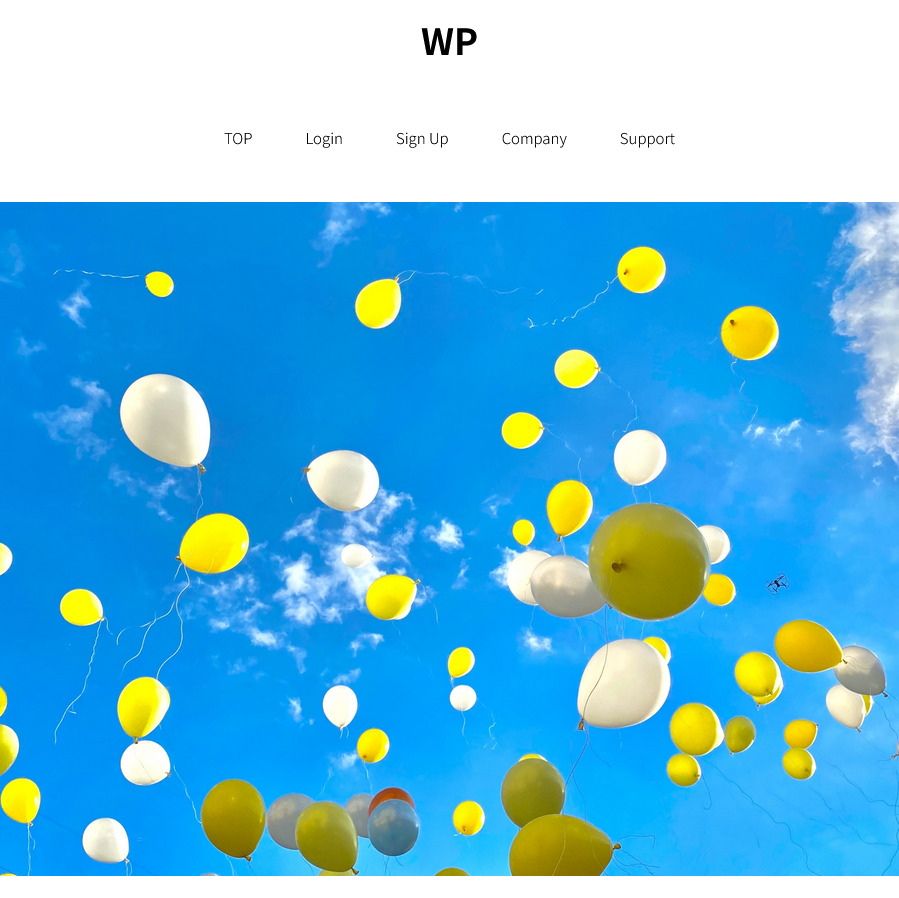 WP(トップ画面)